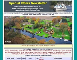 March 2020 Newsletter sreenshot